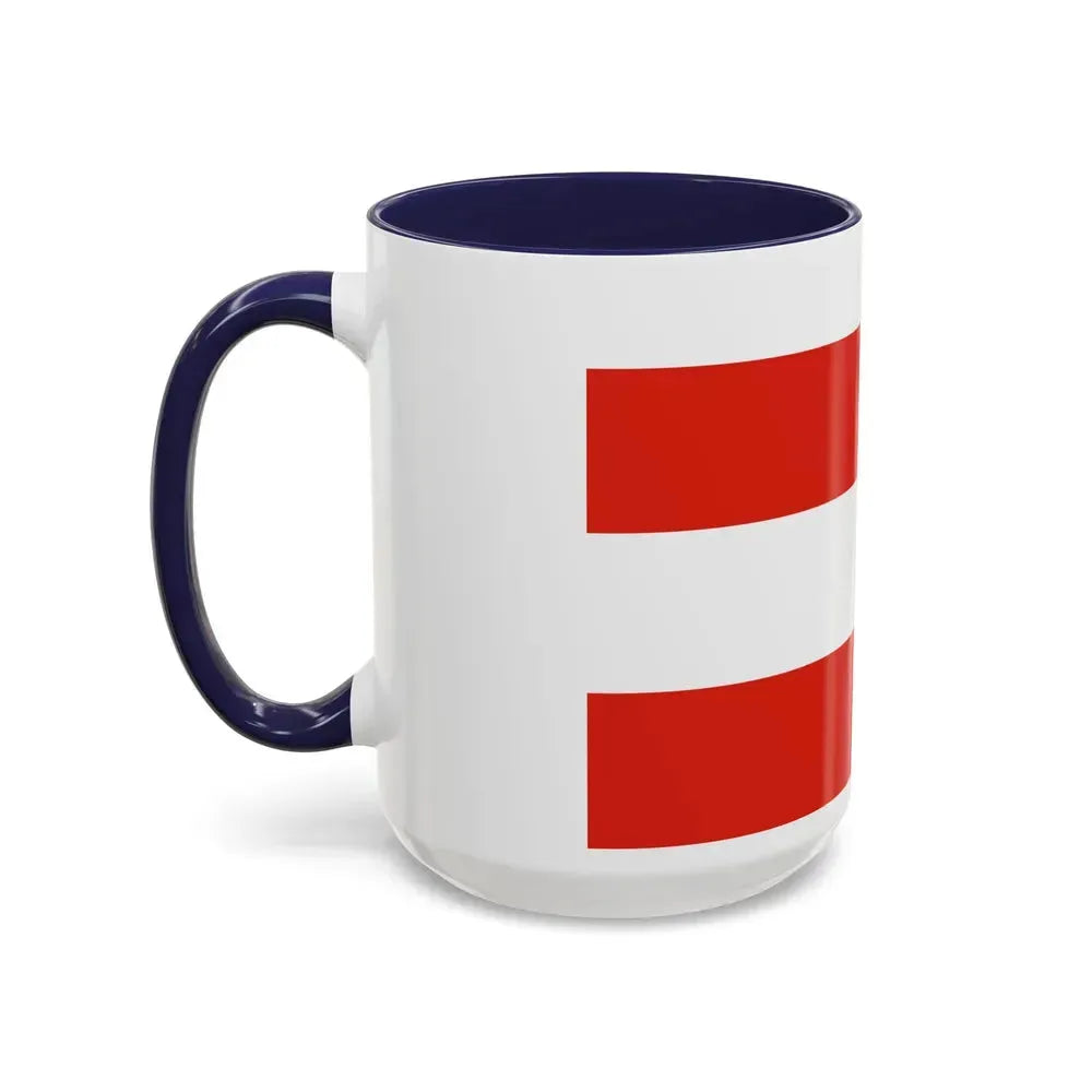 Flag of Brno Czech Republic - Accent Coffee Mug - Go Mug Yourself