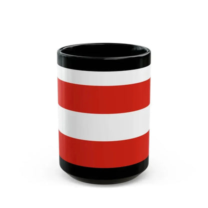 Flag of Brno Czech Republic - Black Coffee Mug 15oz - Go Mug Yourself