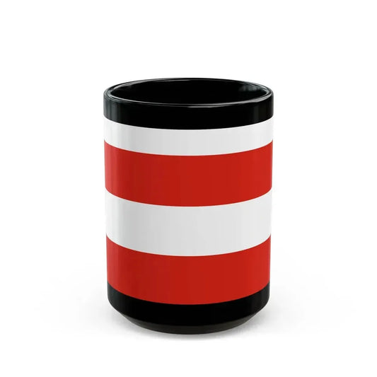 Flag of Brno Czech Republic - Black Coffee Mug 15oz - Go Mug Yourself