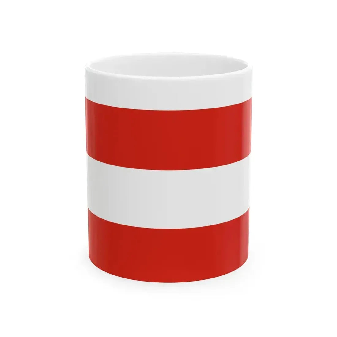 Flag of Brno Czech Republic - White Coffee Mug 11oz - Go Mug Yourself