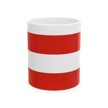 Flag of Brno Czech Republic - White Coffee Mug 11oz - Go Mug Yourself