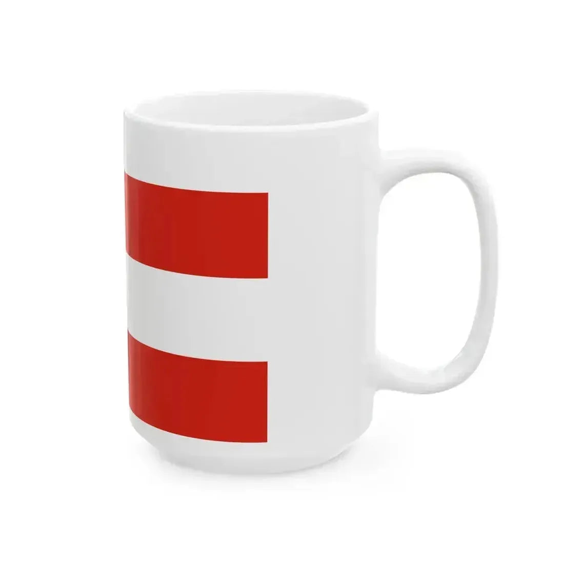 Flag of Brno Czech Republic - White Coffee Mug - Go Mug Yourself