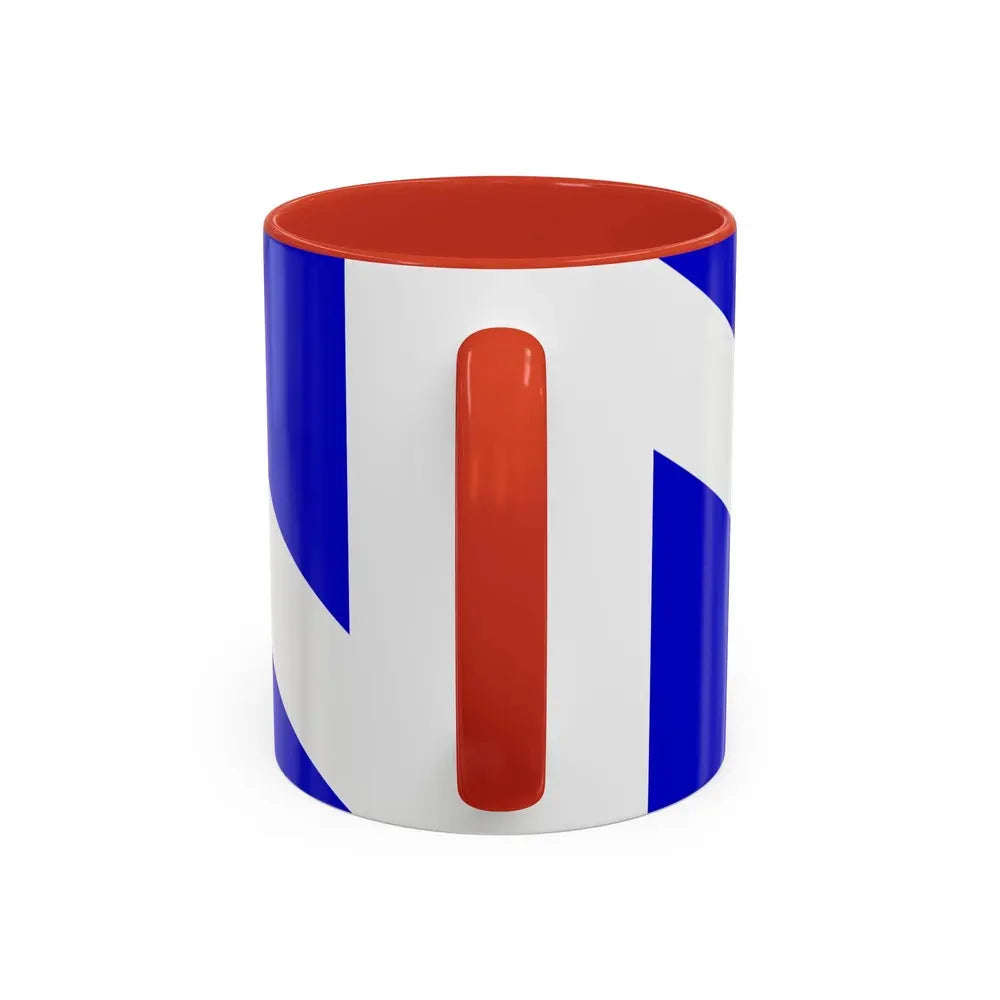 Flag of Brod Posavina County Croatia - Accent Coffee Mug - Go Mug Yourself