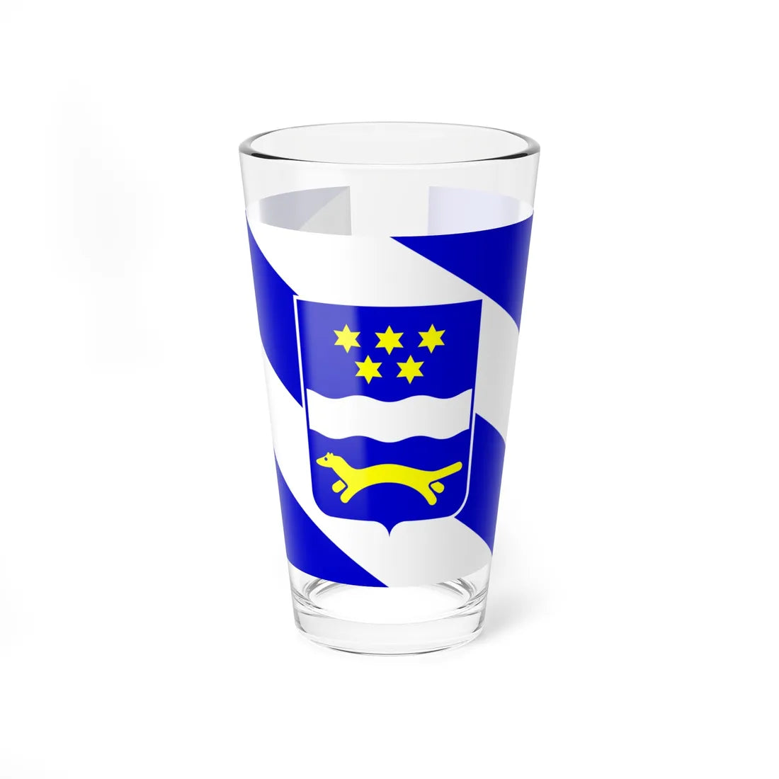 Flag of Brod-Posavina County (Croatia) Pint Glass 16oz 16oz - Go Mug Yourself