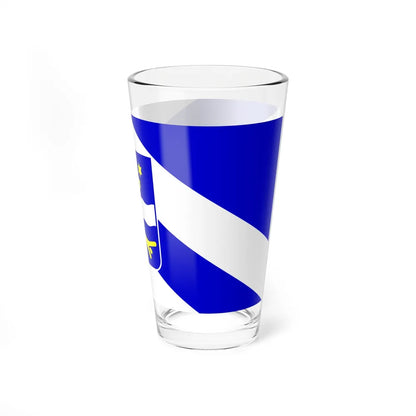 Flag of Brod Posavina County Croatia - Pint Glass 16oz-Go Mug Yourself