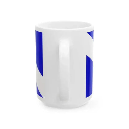 Flag of Brod Posavina County Croatia - White Coffee Mug - Go Mug Yourself