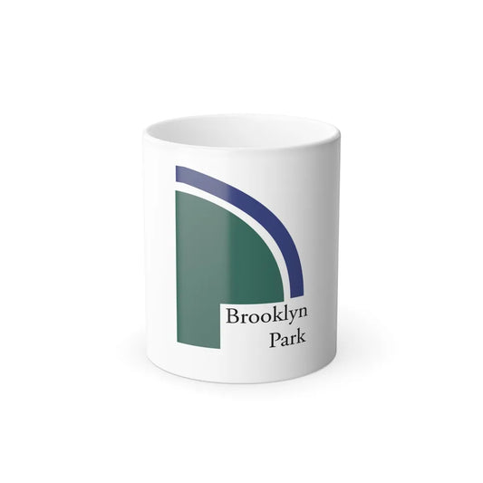 Flag of Brooklyn Park, Minnesota - Color Changing Coffee Mug-11oz-Go Mug Yourself