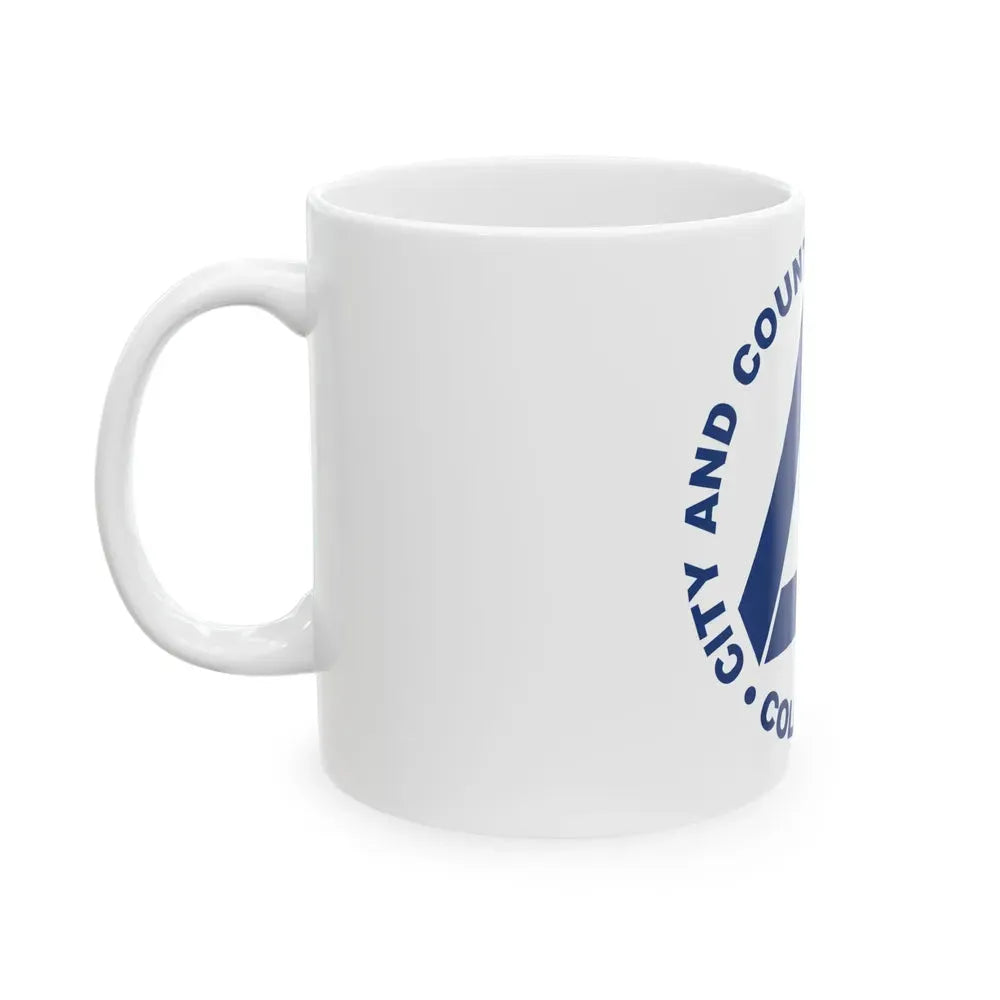Flag of Broomfield Colorado (United States) White Coffee Mug - Go Mug Yourself