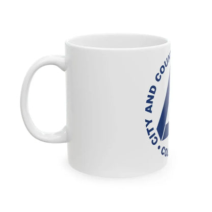 Flag of Broomfield Colorado (United States) White Coffee Mug - Go Mug Yourself