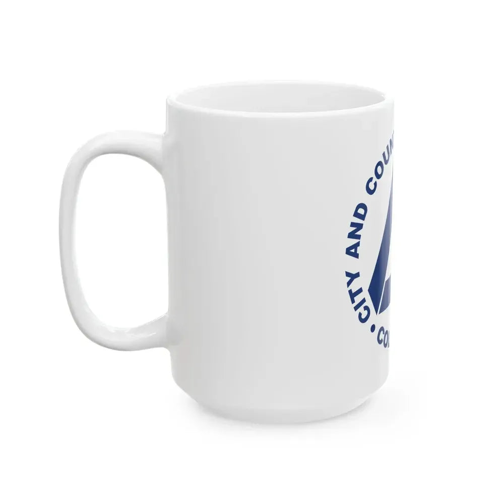 Flag of Broomfield Colorado (United States) White Coffee Mug - Go Mug Yourself