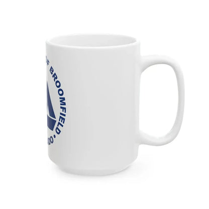 Flag of Broomfield Colorado (United States) White Coffee Mug - Go Mug Yourself