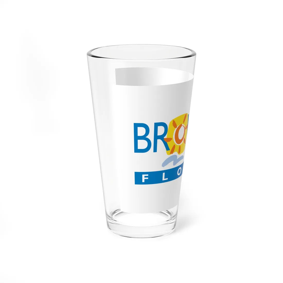 Flag of Broward County Florida (United States) Pint Glass 16oz - Go Mug Yourself