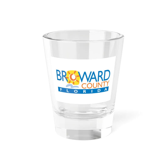 Flag of Broward County Florida (United States) Shot Glass 1.5oz 1.5oz - Go Mug Yourself