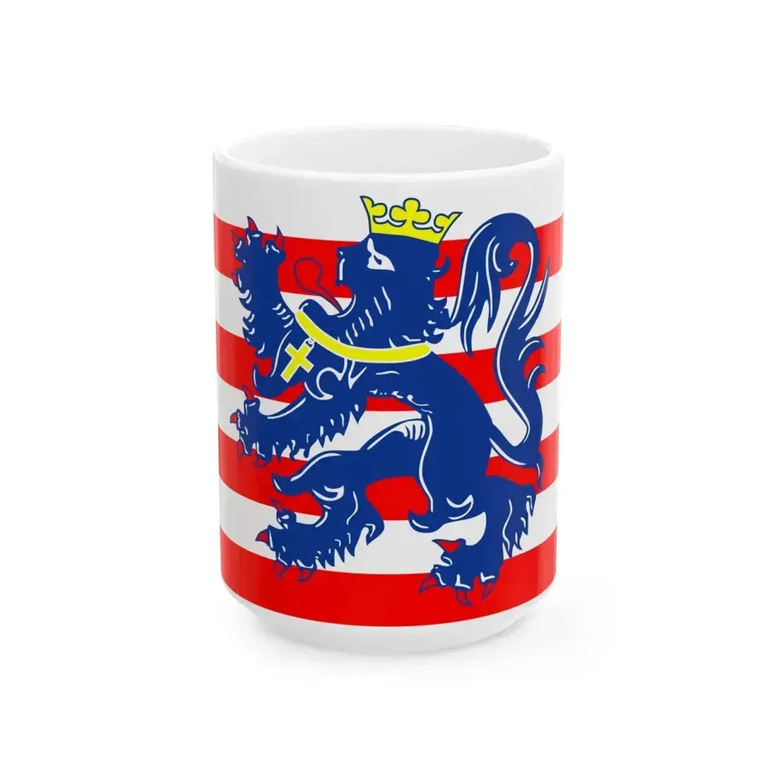 Flag of Bruges (Belgium) White Coffee Mug 15oz - Go Mug Yourself