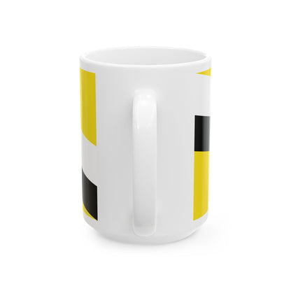 Flag of Brunei 1906-1959 (Brunei) White Coffee Mug-Go Mug Yourself