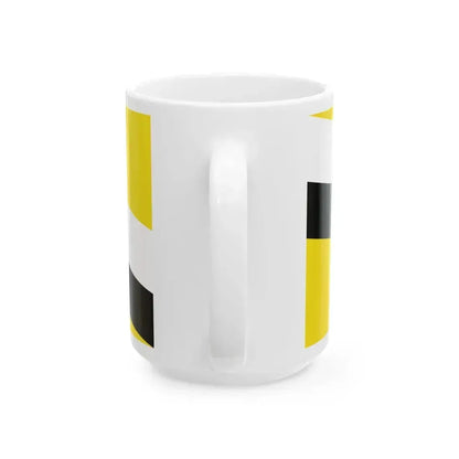 Flag of Brunei 1906-1959 (Brunei) White Coffee Mug - Go Mug Yourself