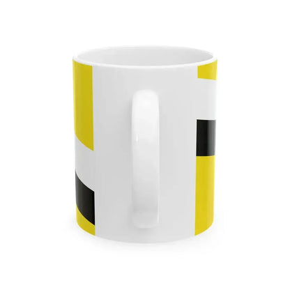 Flag of Brunei from 1906 to 1959 (Brunei) White Coffee Mug - Go Mug Yourself