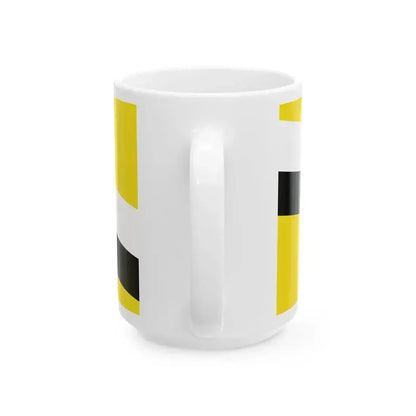 Flag of Brunei from 1906 to 1959 (Brunei) White Coffee Mug - Go Mug Yourself
