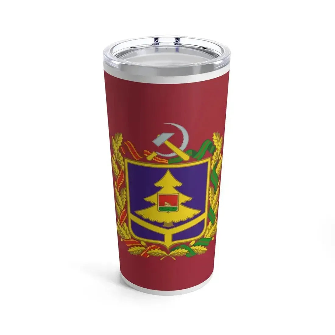 Flag of Bryansk Oblast Russia - Tumbler 20oz 20oz - Go Mug Yourself