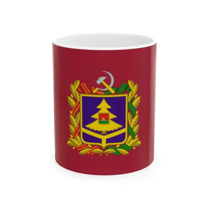 Flag of Bryansk Oblast Russia - White Coffee Mug 11oz - Go Mug Yourself