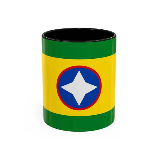 Flag of Bucaramanga Santander Colombia - Accent Coffee Mug 11oz Black - Go Mug Yourself