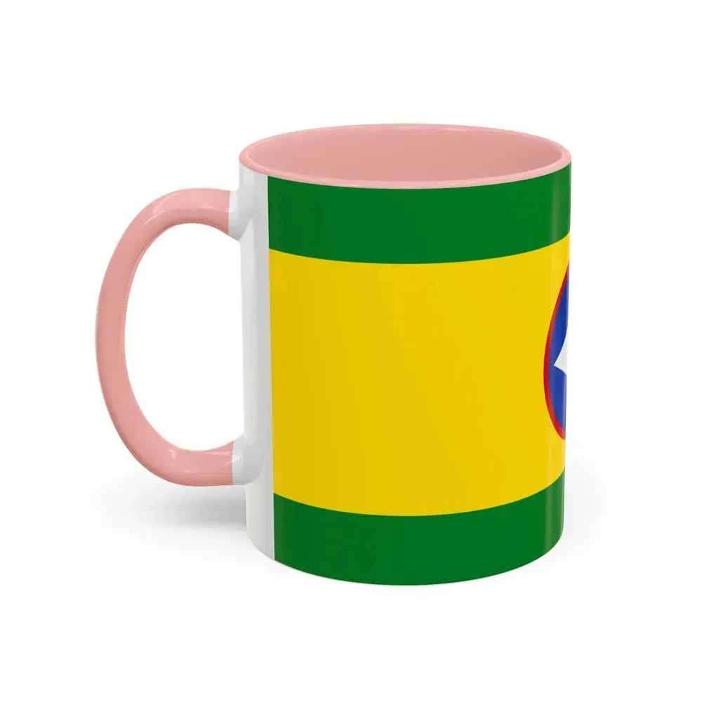 Flag of Bucaramanga Santander Colombia - Accent Coffee Mug - Go Mug Yourself