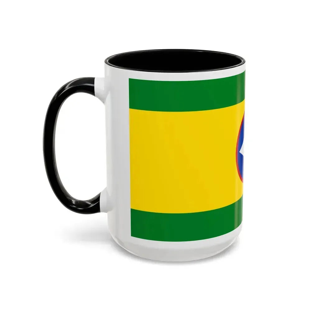 Flag of Bucaramanga Santander Colombia - Accent Coffee Mug - Go Mug Yourself