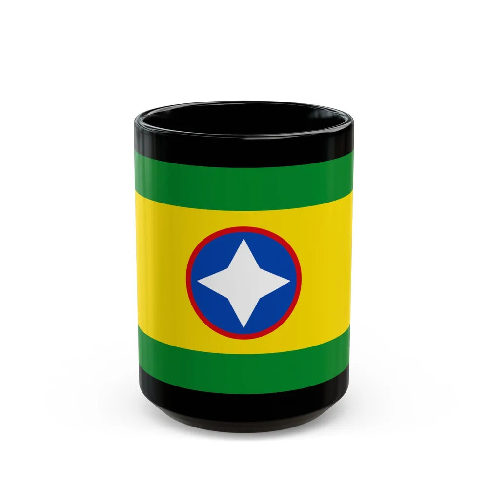 Flag of Bucaramanga Santander Colombia - Black Coffee Mug-15oz-Go Mug Yourself