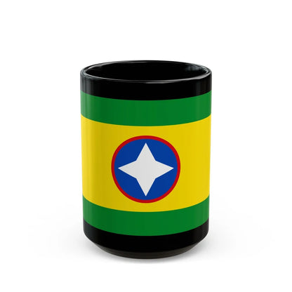 Flag of Bucaramanga Santander Colombia - Black Coffee Mug-15oz-Go Mug Yourself