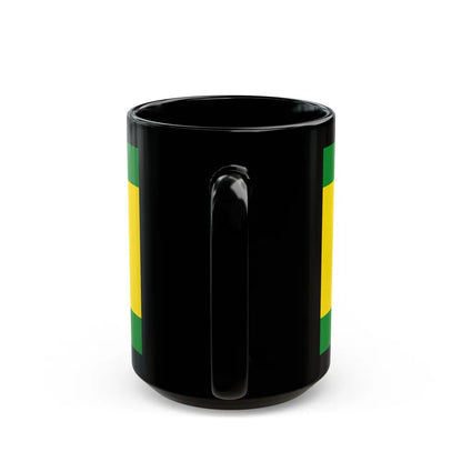 Flag of Bucaramanga Santander Colombia - Black Coffee Mug-Go Mug Yourself