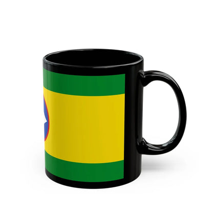 Flag of Bucaramanga Santander Colombia - Black Coffee Mug-Go Mug Yourself