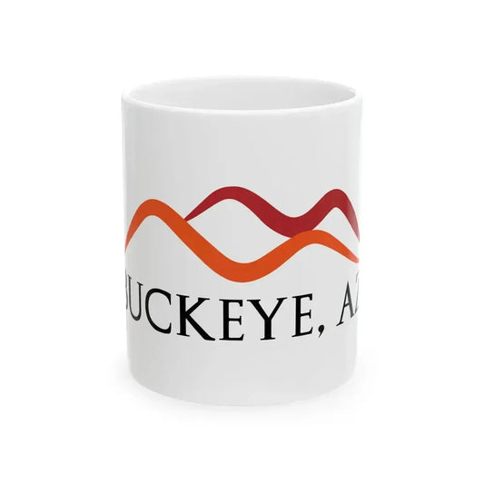 Flag of Buckeye Arizona (United States) White Coffee Mug 11oz - Go Mug Yourself