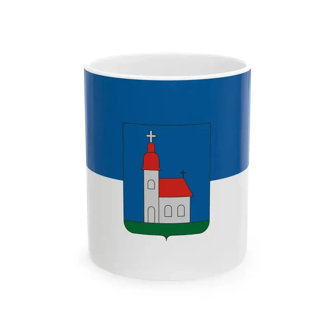Flag of Bucsu (Hungary) White Coffee Mug 11oz - Go Mug Yourself