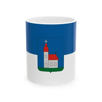Flag of Bucsu (Hungary) White Coffee Mug 11oz - Go Mug Yourself