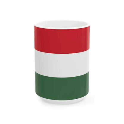 Flag of Buda pre-1873 (Hungary) White Coffee Mug 15oz - Go Mug Yourself