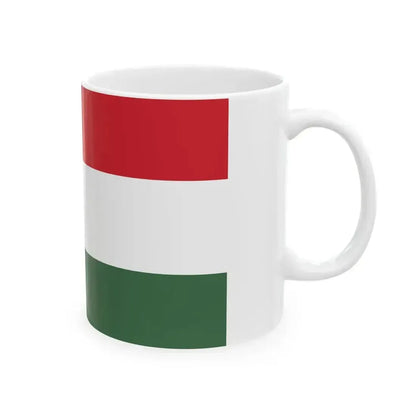 Flag of Buda pre-1873 (Hungary) White Coffee Mug - Go Mug Yourself