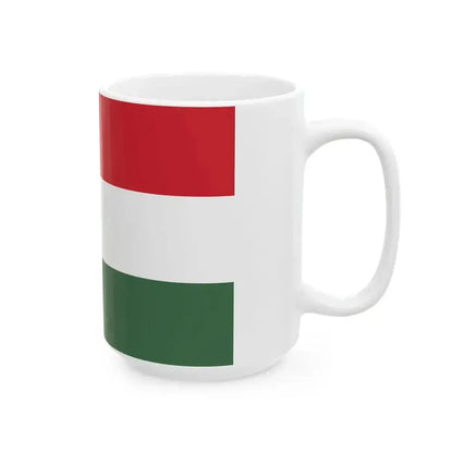 Flag of Buda pre-1873 (Hungary) White Coffee Mug - Go Mug Yourself