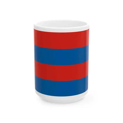 Flag of Budafok 1941 (Hungary) White Coffee Mug 15oz - Go Mug Yourself