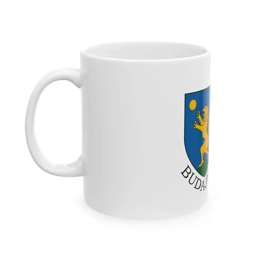 Flag of Budajeno (Hungary) White Coffee Mug - Go Mug Yourself