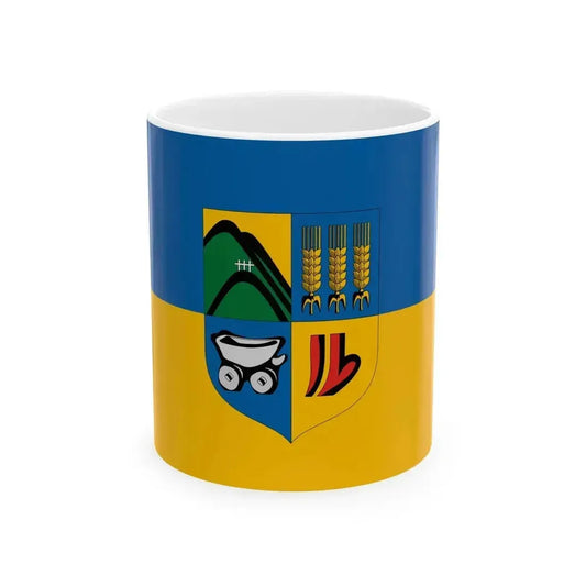 Flag of Budakalasz (Hungary) White Coffee Mug 11oz - Go Mug Yourself