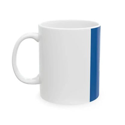 Flag of Budakeszi vertical (Hungary) White Coffee Mug - Go Mug Yourself