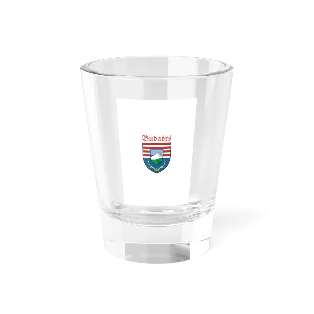 Flag of Budaors vertical (Hungary) Shot Glass 1.5oz 1.5oz - Go Mug Yourself