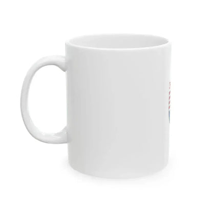 Flag of Budaors vertical (Hungary) White Coffee Mug - Go Mug Yourself
