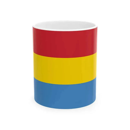 Flag of Budapest 1873-1930 (Hungary) White Coffee Mug 11oz - Go Mug Yourself