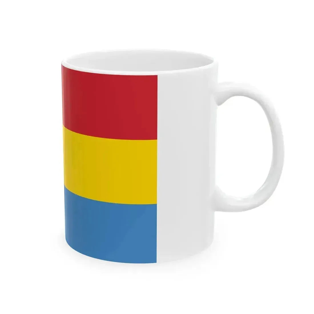 Flag of Budapest 1873-1930 (Hungary) White Coffee Mug - Go Mug Yourself