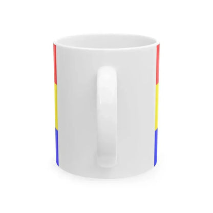 Flag of Budapest 1873-2011 (Hungary) White Coffee Mug - Go Mug Yourself