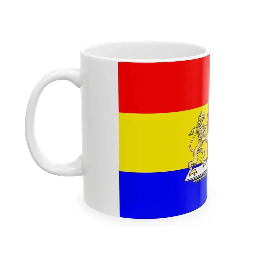 Flag of Budapest 1873-2011 (Hungary) White Coffee Mug - Go Mug Yourself