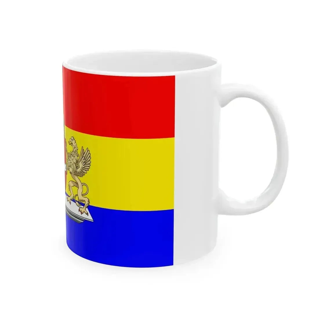 Flag of Budapest 1873-2011 (Hungary) White Coffee Mug - Go Mug Yourself