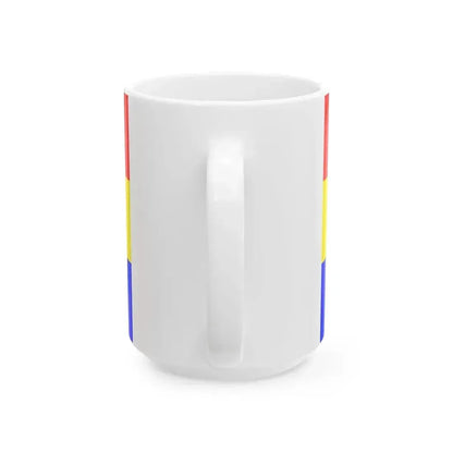 Flag of Budapest 1873-2011 (Hungary) White Coffee Mug - Go Mug Yourself