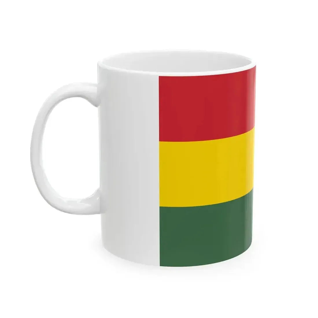 Flag of Budapest 1930-1949 (Hungary) White Coffee Mug - Go Mug Yourself